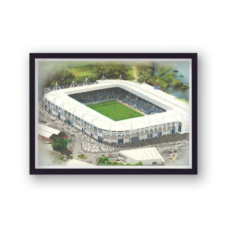King Power Stadium Home of Leicester City FC Framed Stadium Art Print