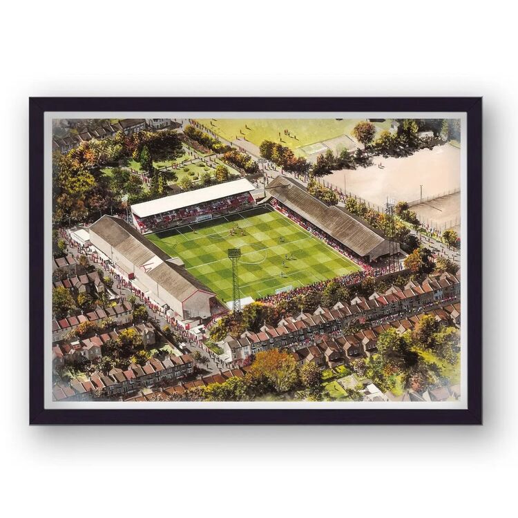 Brisbane Road Home of Leyton Orient FC Framed Stadium Art Print