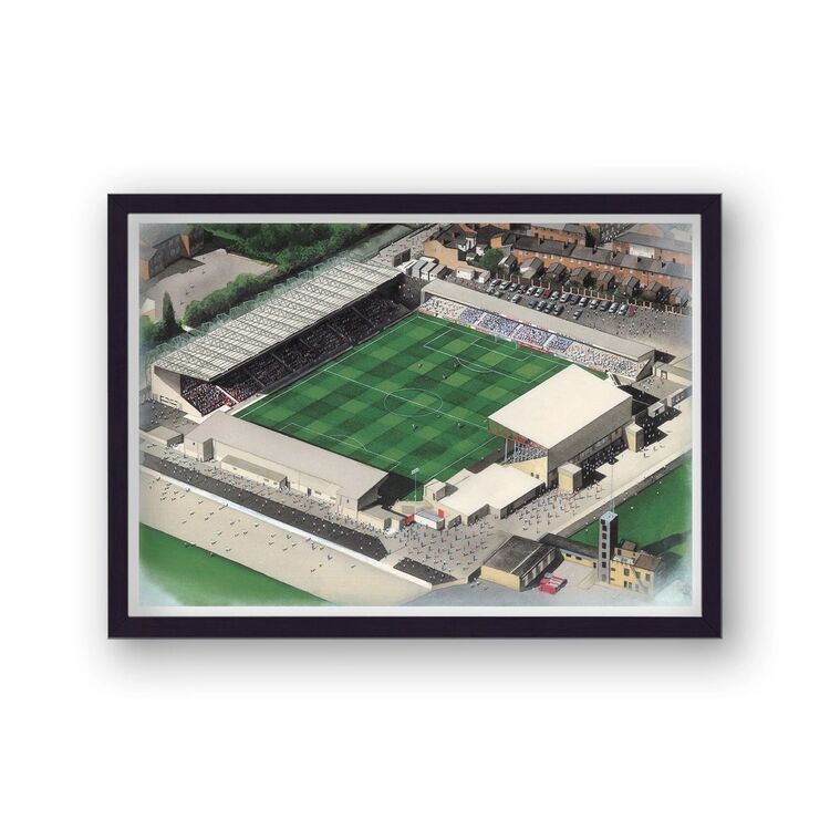 Sincil Bank Home of Lincoln City FC Framed Stadium Art Print