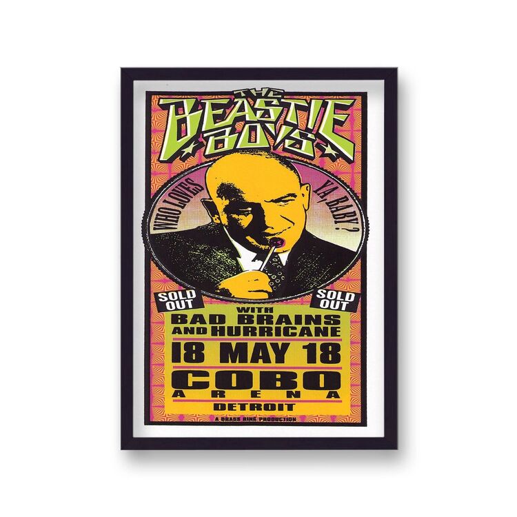 Beastie Boys Concert Vintage Music Framed Art Print