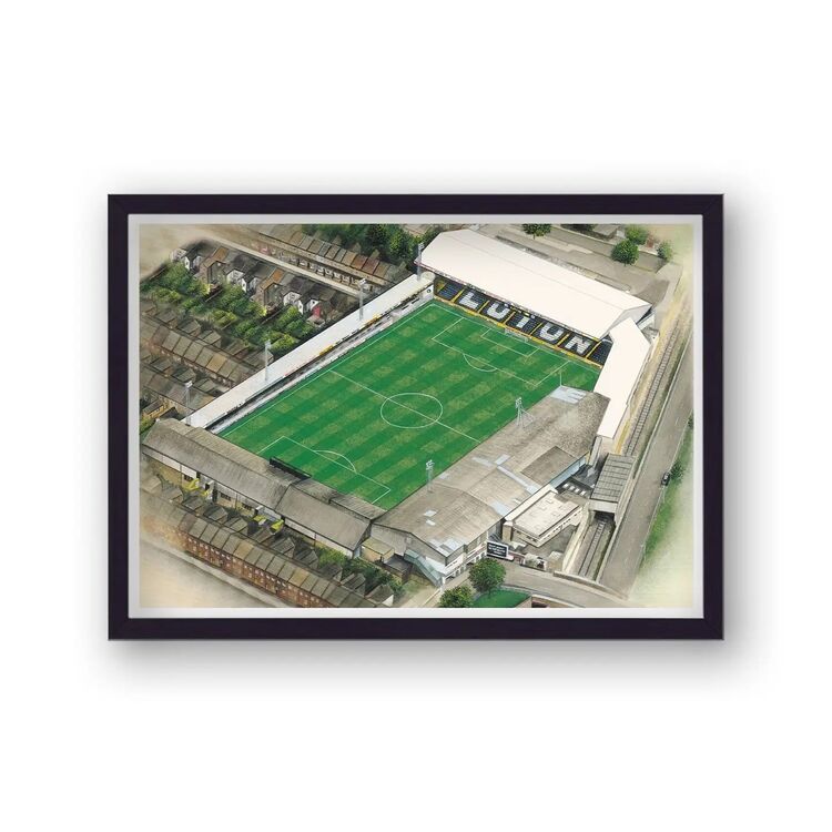 Kenilworth Road Home of Luton Town FC Framed Stadium Art Print