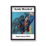 Myths Superman 1985 Framed Art Print by Andy Warhol