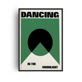 Dancing in the Moonlight Retro Music Home Decor Framed Art Print
