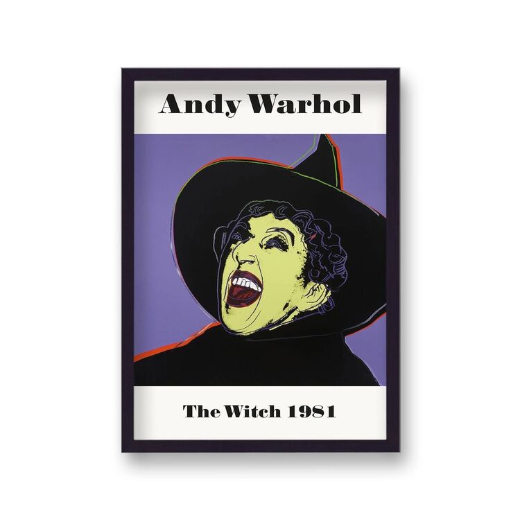Myths The Witch 1981 Framed Art Print by Andy Warhol