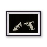 HMV Bazooka Framed Art Print by Banksy