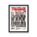 The Clash Live In Dusseldorf Vintage Music Framed Art Print
