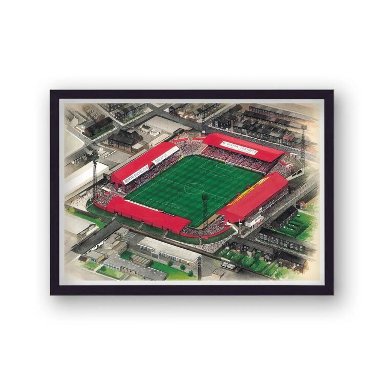 Ayresome Park Home of Middlesbrough FC Framed Stadium Art Print