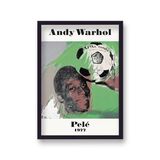 Pele 1977 Framed Art Print By Andy Warhol