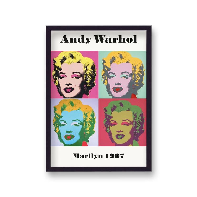 Quad Marilyn 1967 Framed Art Print By Andy Warhol