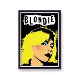 Blondie Vintage Music Framed Art Print