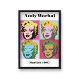 Quad Marilyn 1967 Framed Art Print By Andy Warhol