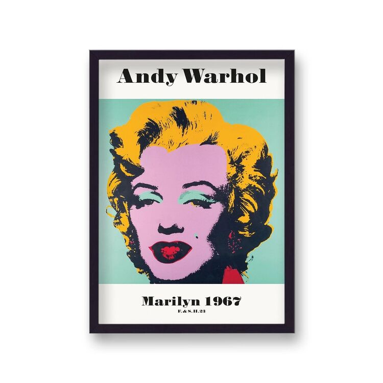 Single Marilyn 1967 V1 Framed Art Print By Andy Warhol