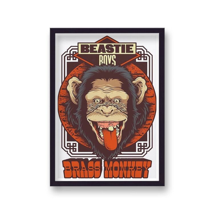 Beastie Boys Brass Monkey Vintage Music Framed Art Print