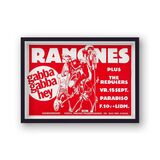 The Ramones Paradiso Amsterdam Vintage Music Framed Art Print