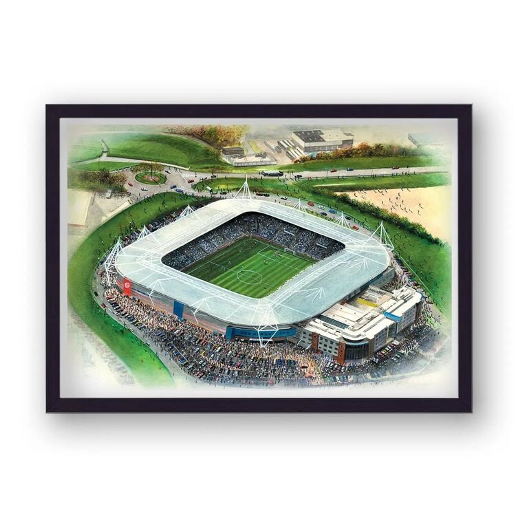 The Madejski Stadium Home of Reading FC Framed Stadium Art Print