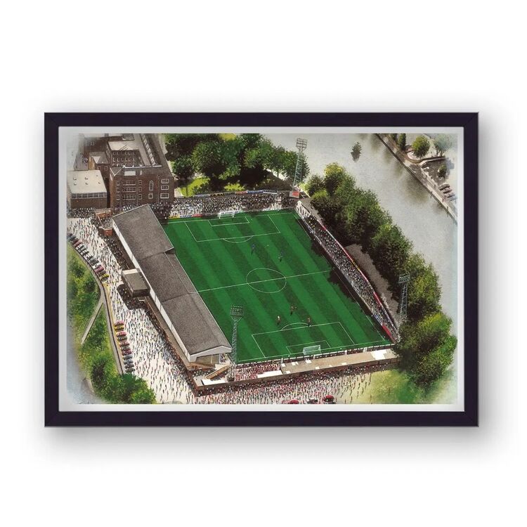 Gay Meadow Home of Shrewsbury Town FC Framed Stadium Art Print