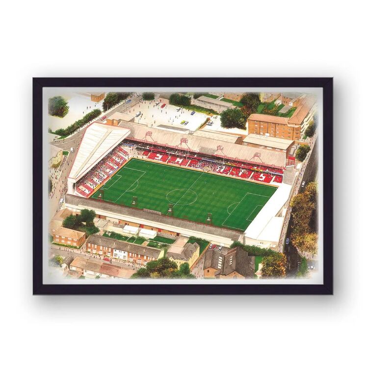 The Dell Home of Southampton FC Framed Stadium Art Print