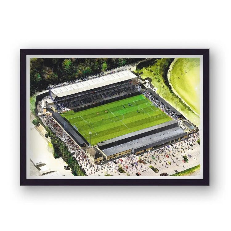 Adams Park Home of Wycombe Wanderers FC Framed Stadium Art Print