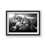 The Ramones Live on Stage Music Framed Art Print