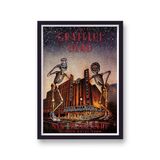 The Grateful Dead Radio CityNew York 1980 vintage Music Framed Art Print