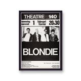 Blondie Black & White Theatre Plaskie Bruxelles Music Framed Art Print