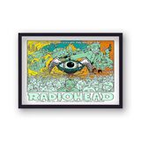 Radiohead Cruzan Amphitheatre vintage Music Framed Art Print