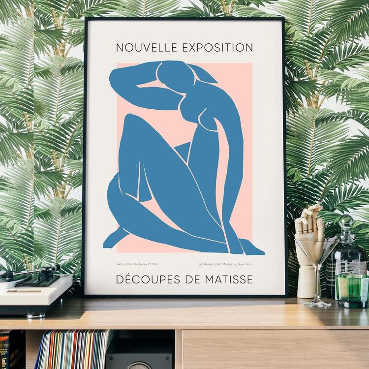 Matisse Nouvelle Framed Exhibition Poster