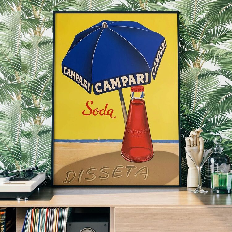 Campari Soda Poster Framed Art Print