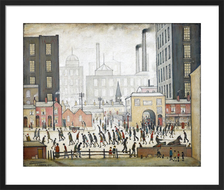 Coming From The Mill, 1930 Framed Art Print by L.S. Lowry