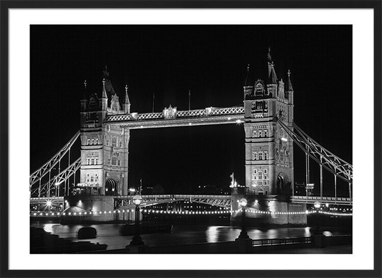 Tower Bridge, London Framed Art Print by Heiko Lanio