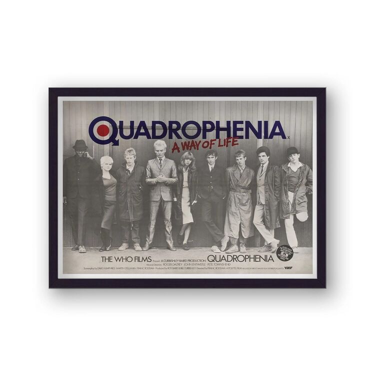The Who Quadrophenia Vintage Movie Poster
