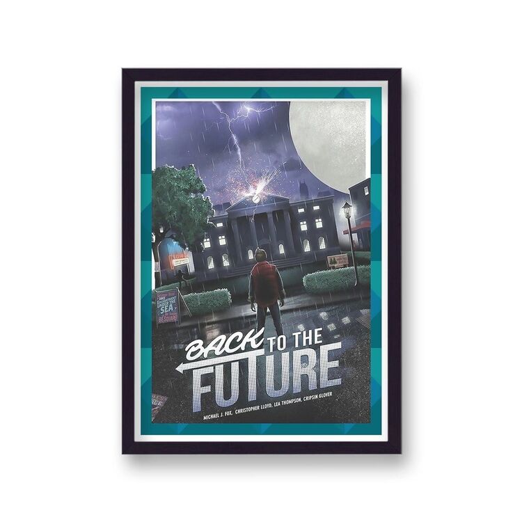 Back To the Future Alternative Vintage Movie Poster