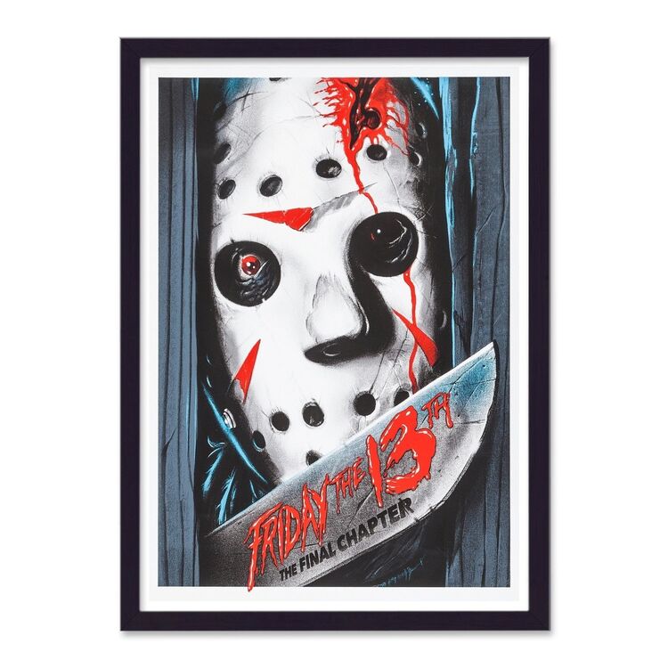 Friday the 13th Reimagined Vintage Movie Poster