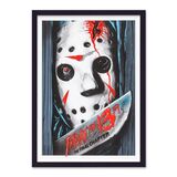 Friday the 13th Reimagined Vintage Movie Poster