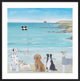 Man's Best Friend Framed Art Print by Hannah Cole