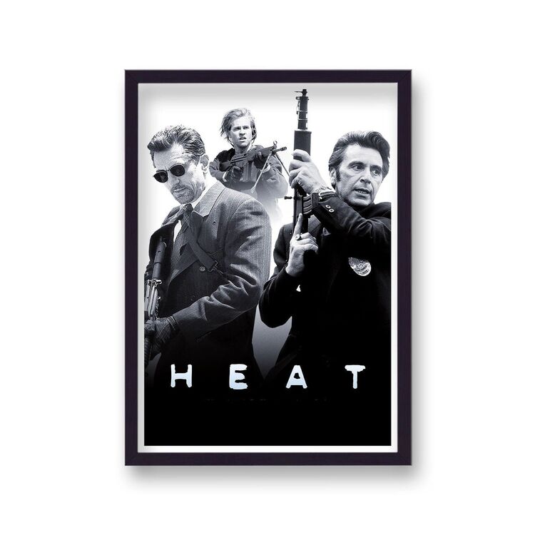 Heat Alternative Reimagined Vintage Movie Poster