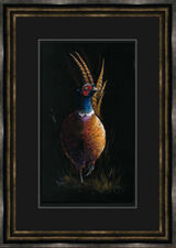Cock of the Walk - Pheasant Framed Limited Edition Art Print by Kay Johns