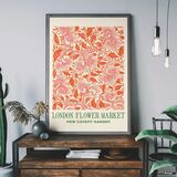 London Flower Market Covent Garden Framed Print