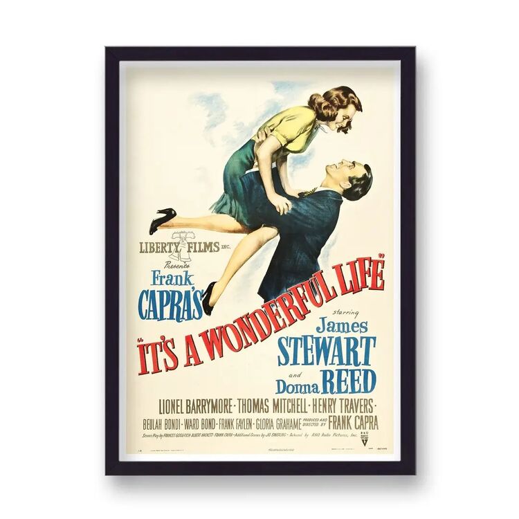 It's Wonderful Life Vintage Movie Poster