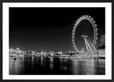 London Eye Framed Art Print by Heiko Lanio