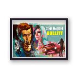 Steve McQueen Bullitt Vintage Movie Poster