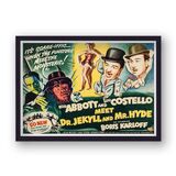 Abbott & Costello Meet Jekyll & Hyde Vintage Movie Poster