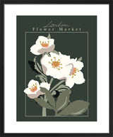 Flower Market London Framed Art Print by Annick