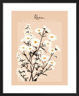 Flower Market Rome Framed Art Print by Annick