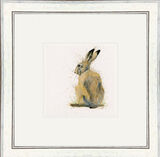 Sally - Hares Framed Limited Edition Art Print by Kay Johns