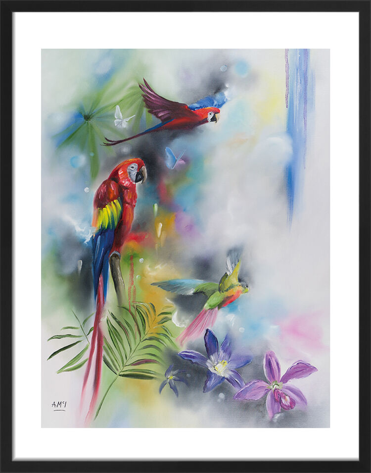 Tropical Beauty Framed Art Print by Alison McIlkenny
