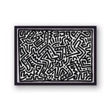 Spot The Wolves Framed Art Print By Keith Haring