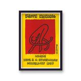 Balerina Galerie Hunermann Framed Art Print By Keith Haring