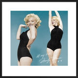 All My Love Framed Art Print from the Marilyn Monroe Collection