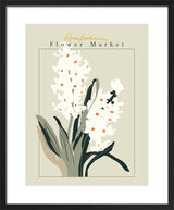 Flower Market Amsterdam Framed Art Print by Annick